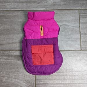 Dogs coat windbreaker - color block - XS